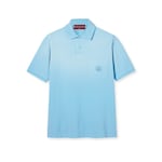 Polo in piquet di cotone con ricamo