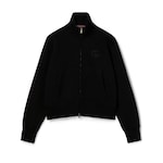 Brushed cotton jersey zip sweatshirt 