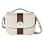 tejido beige y blanco con GG