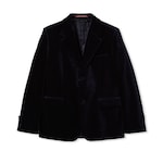 Stretch cotton velvet jacket