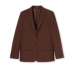 Stretch light wool jacket