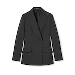 Double-breasted wool jacket