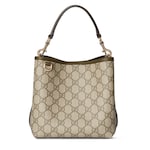 tessuto GG beige e marrone