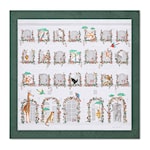 gris oscuro y verde oscuro