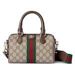 tessuto GG beige e marrone