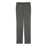 Herringbone wool mouliné pant