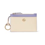 ivory and lilac leather