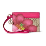 Floral card case with Double G