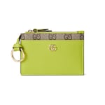 beige e pelle verde acceso