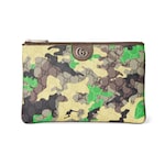 green and yellow GG fabric