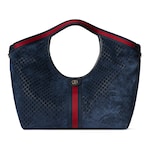 dark blue GG suede