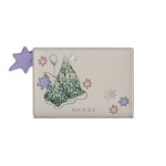 ライトグレー＆グリーン レザー