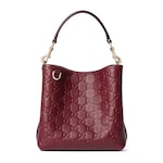 cuir GG rouge Rosso Ancora