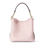 pink GG leather