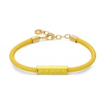 light yellow leather