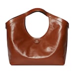 dark brown leather