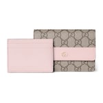 ダブルG ウォレット ・ピンク レザー | GUCCI公式