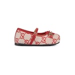 canvas GG en beige y rojo