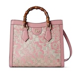 light pink and beige fabric
