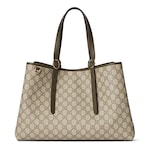 tejido GG beige y café