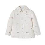 blanc et multicolore