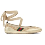 beigefarbener und brauner GG Canvas