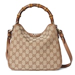 beige and brown GG canvas