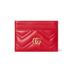 leuchtend rotes Leder