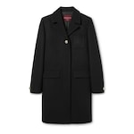 パッチ付き ウール バタヴィア コート ・ブラック | GUCCI公式