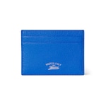 leuchtend blaues Leder