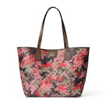 pink and red GG fabric