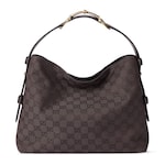 brown and dark brown GG canvas