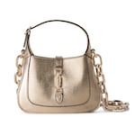 Gucci Jackie 1961 mini bag in metallic gold lamé leather | GUCCI® US