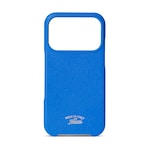 leuchtend blaues Leder