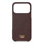 Case for iPhone 17 Pro Max in dark brown leather | GUCCI® US