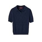 GGポインテール コットンシルク ポロシャツ ・ブルー | GUCCI公式