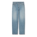 Cotton denim pants in light blue | GUCCI® US