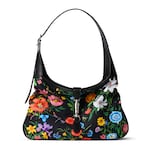 black and multicolor nylon