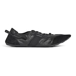 black suede and leather