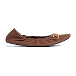 dark brown nubuck leather