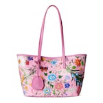 pink and multicolor canvas