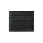 schwarzes GG Leder