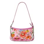 pink and multicolor nylon