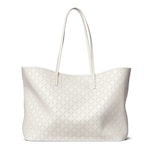 white GG leather