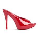 rotes Lackleder
