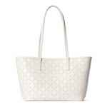 white GG leather