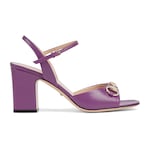 purple leather