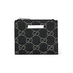 black GG denim