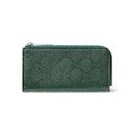 dark green GG leather