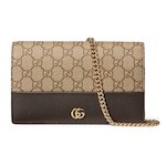 taupefarbenes Leder und Supreme